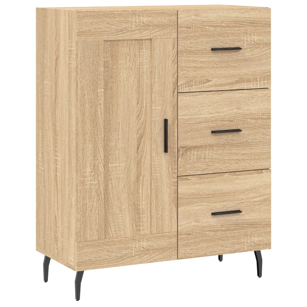 Dulap înalt, stejar sonoma, 69,5x34x180 cm, lemn compozit GartenMobel Dekor