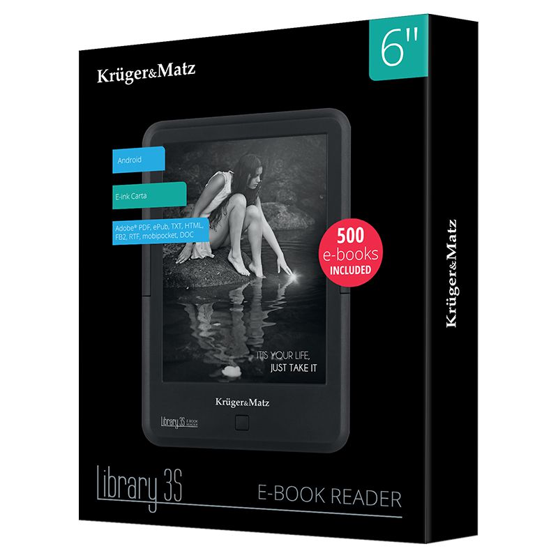 E-BOOK READER LIBRARY 3S CARTA+ KRUGER&MATZ EuroGoods Quality