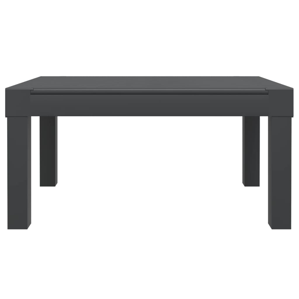 Set mobilier de grădină cu perne, 3 piese, antracit, PP GartenMobel Dekor