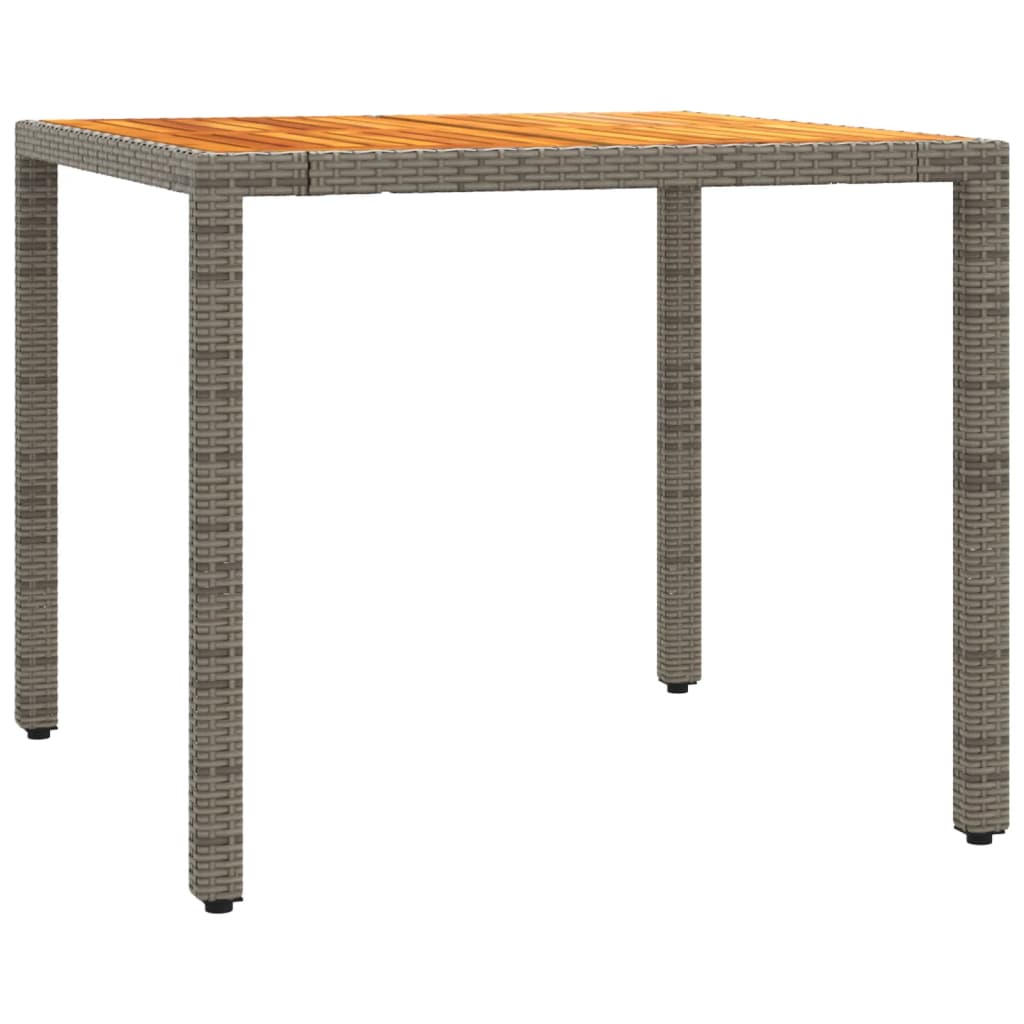 Set mobilier de grădină cu perne, 3 piese, gri, poliratan GartenMobel Dekor