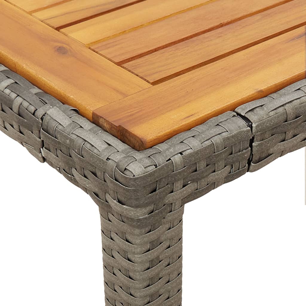 Set mobilier de grădină cu perne, 3 piese, gri, poliratan GartenMobel Dekor