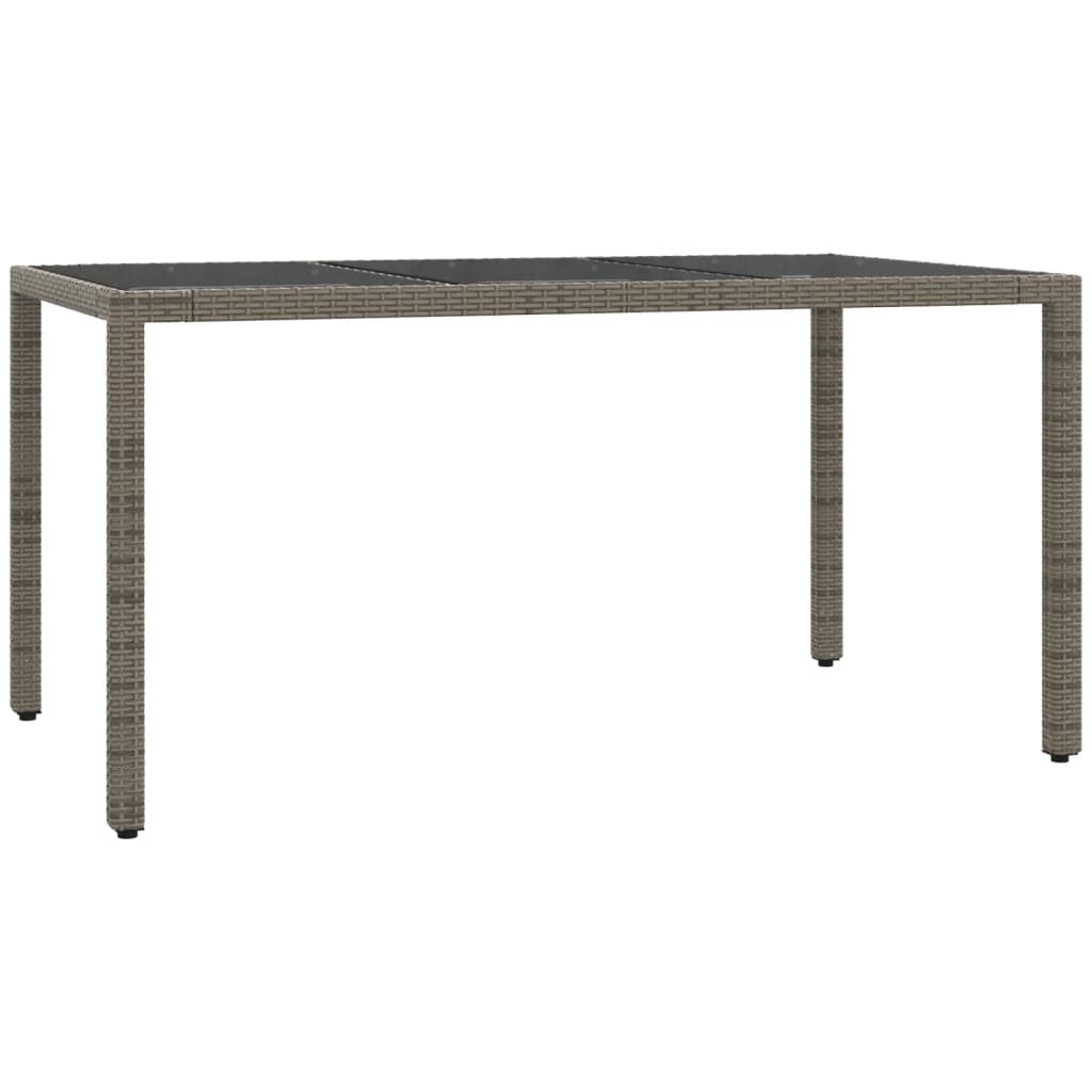 Set mobilier de grădină cu perne, 5 piese, gri, poliratan GartenMobel Dekor