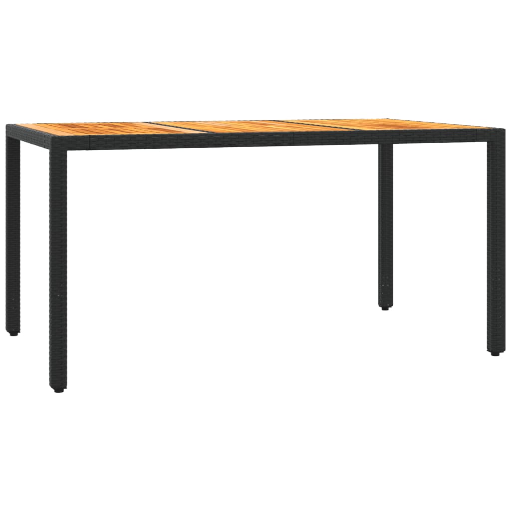 Set mobilier de grădină cu perne, 5 piese, negru, poliratan GartenMobel Dekor