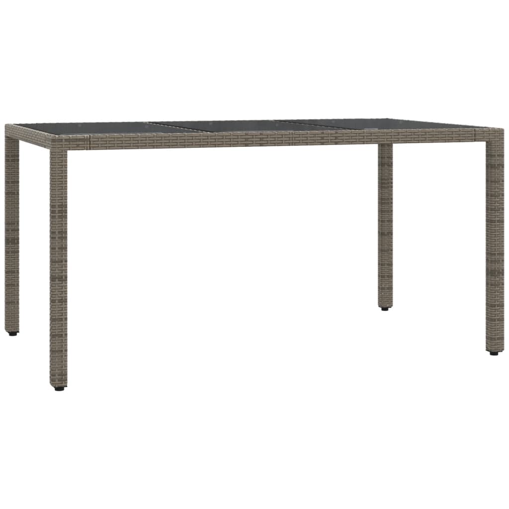 Set mobilier de grădină cu perne, 7 piese, gri, poliratan GartenMobel Dekor