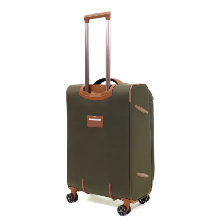 Troler Ella Icon Atena Verde Textil, 67X41X27 cm ComfortTravel Luggage