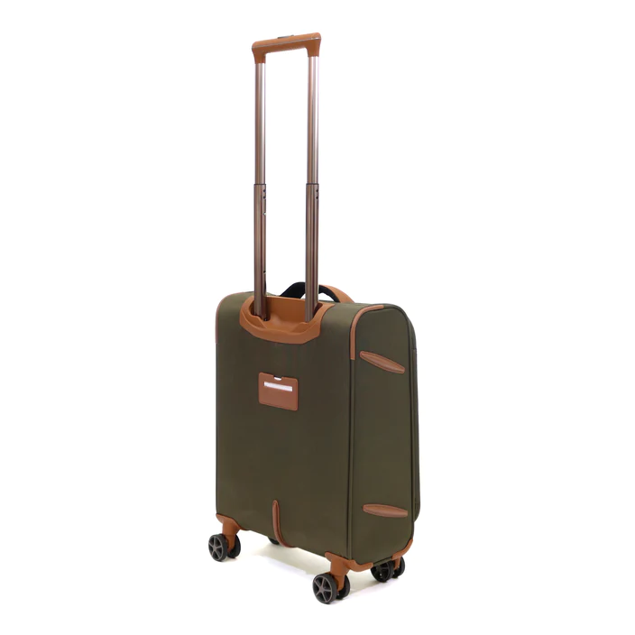 Troler Ella Icon Atena Verde Textil 55X36X22 cm ComfortTravel Luggage