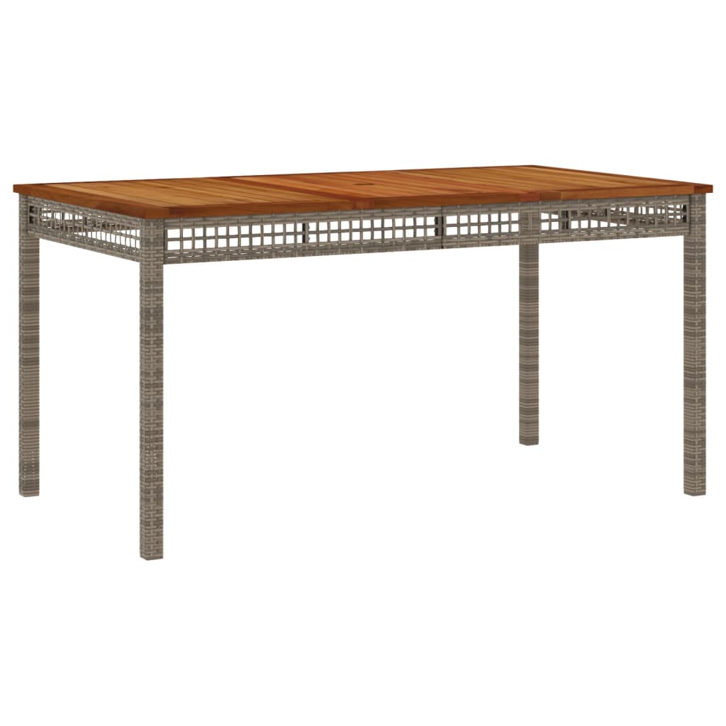 Set mobilier de grădină cu perne, 3 piese, gri, poliratan GartenMobel Dekor