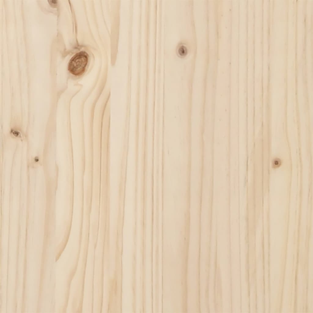 Cadru pat cu tăblie 200x200 cm, lemn masiv de pin GartenMobel Dekor