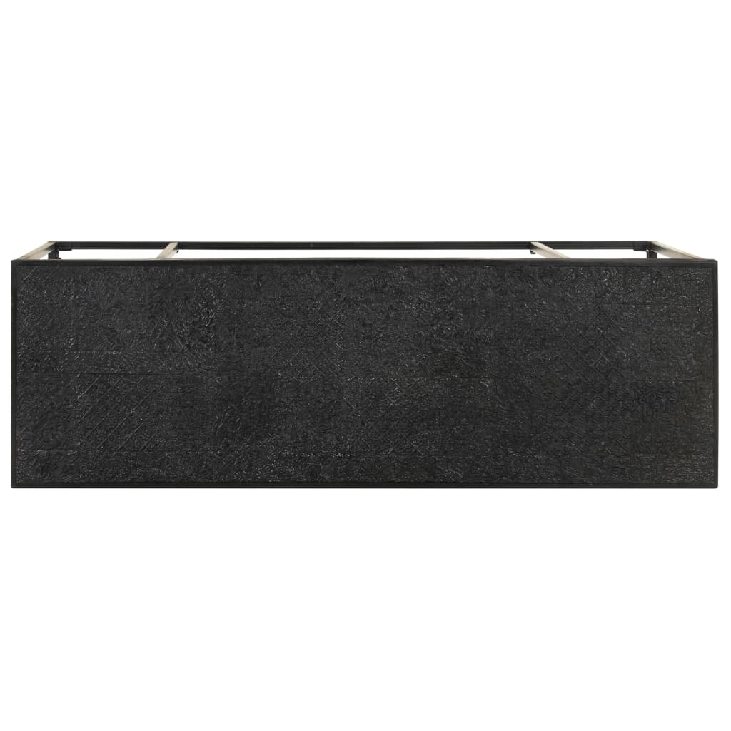 Masă consolă, negru, 110x35x76 cm, lemn masiv acacia și mango GartenMobel Dekor