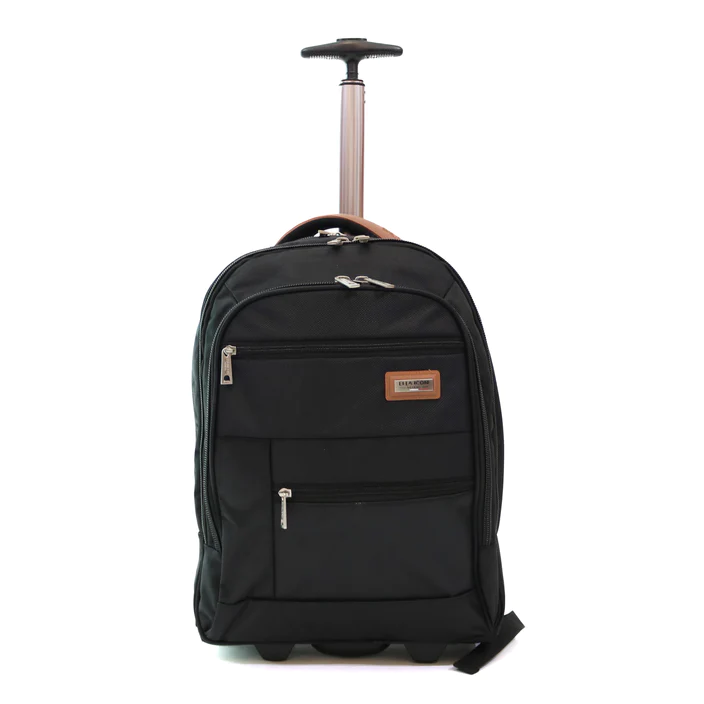 Rucsac tip Troler Ella Icon Atena Negru - 49x35x23 cm ComfortTravel Luggage