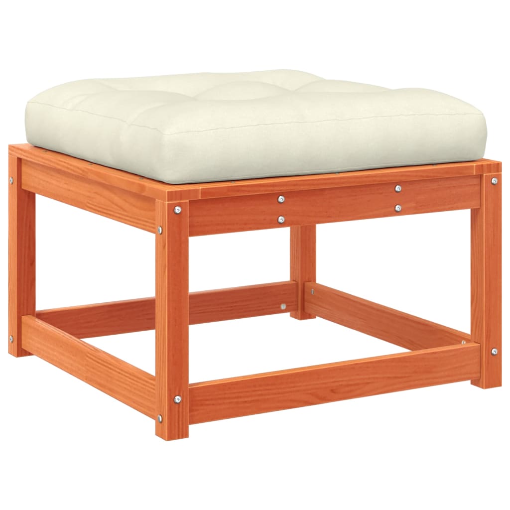 Set mobilier de grădină cu perne, 5 piese, lemn masiv de pin GartenMobel Dekor