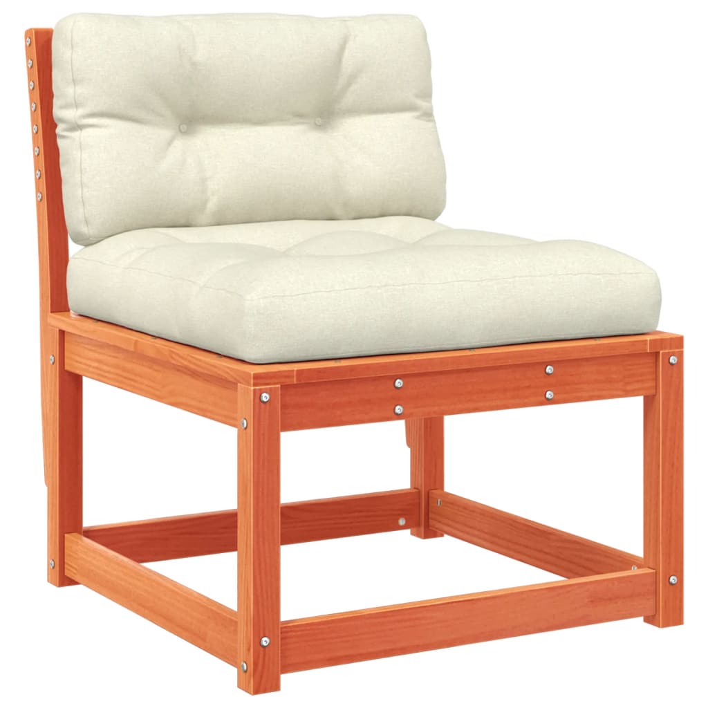 Set mobilier de grădină cu perne, 7 piese, lemn masiv de pin GartenMobel Dekor