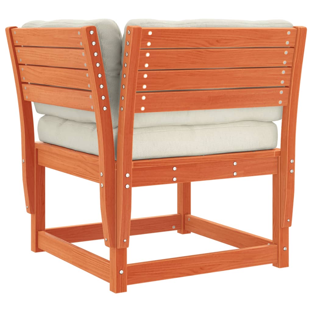 Set mobilier de grădină cu perne, 3 piese, lemn masiv de pin GartenMobel Dekor