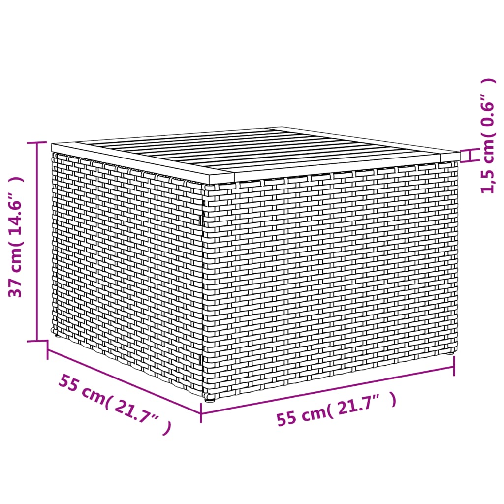 Set mobilier de grădină cu perne, 6 piese, negru, poliratan GartenMobel Dekor