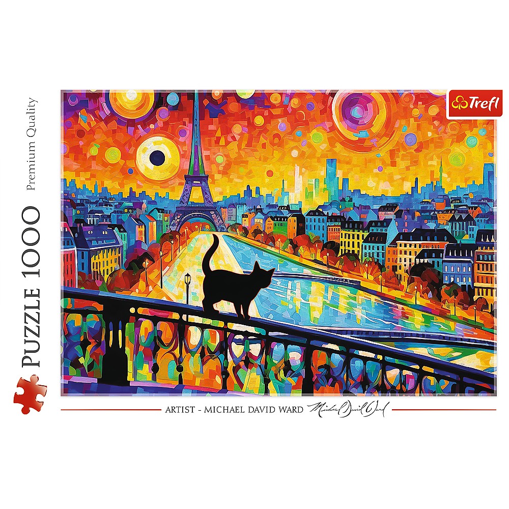PUZZLE TREFL 1000 PISICA DIN PARIS SuperHeroes ToysZone