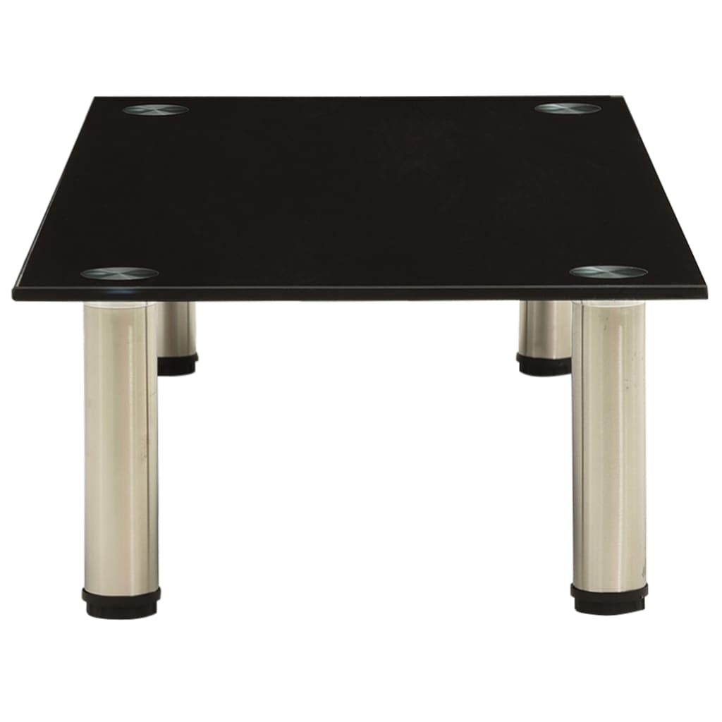 Suport TV, negru, 80 x 35 x 17 cm, sticlă securizată GartenMobel Dekor