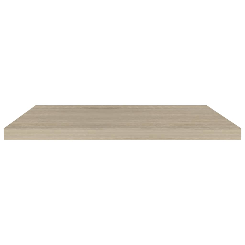 Raft de perete suspendat, stejar, 80x23,5x3,8 cm, MDF GartenMobel Dekor