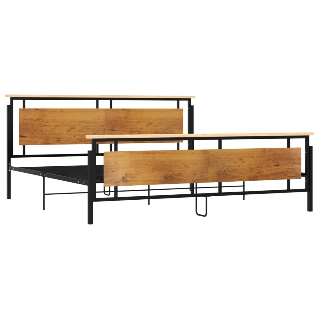 Cadru de pat,200 x 200 cm, metal GartenMobel Dekor