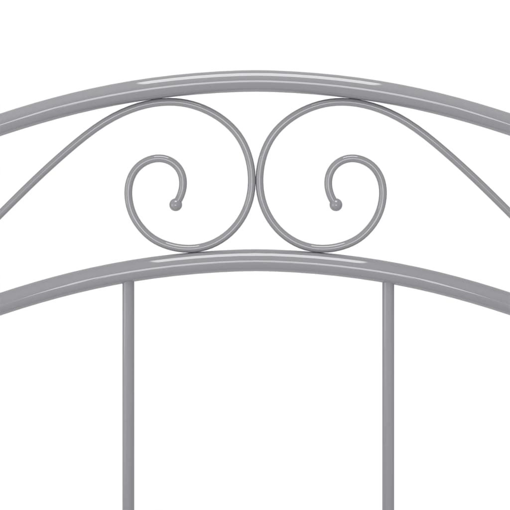 Cadru de pat, gri, 100x200 cm, metal GartenMobel Dekor