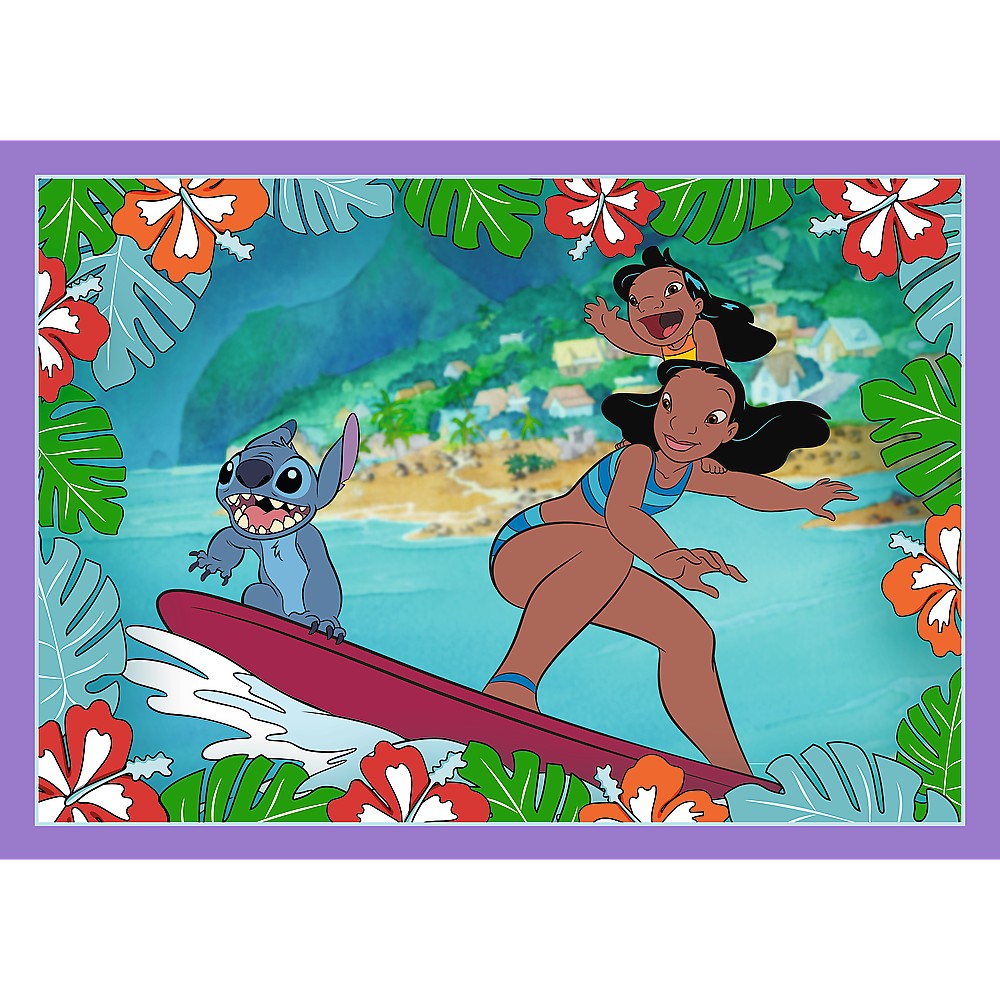 PUZZLE TREFL 4IN1 STITCH ZIUA FERMECATA SuperHeroes ToysZone