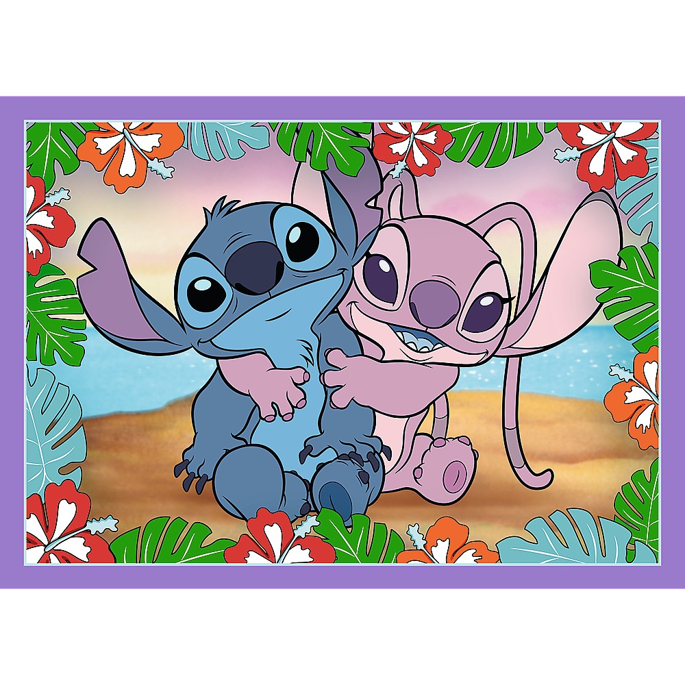 PUZZLE TREFL 4IN1 STITCH ZIUA FERMECATA SuperHeroes ToysZone