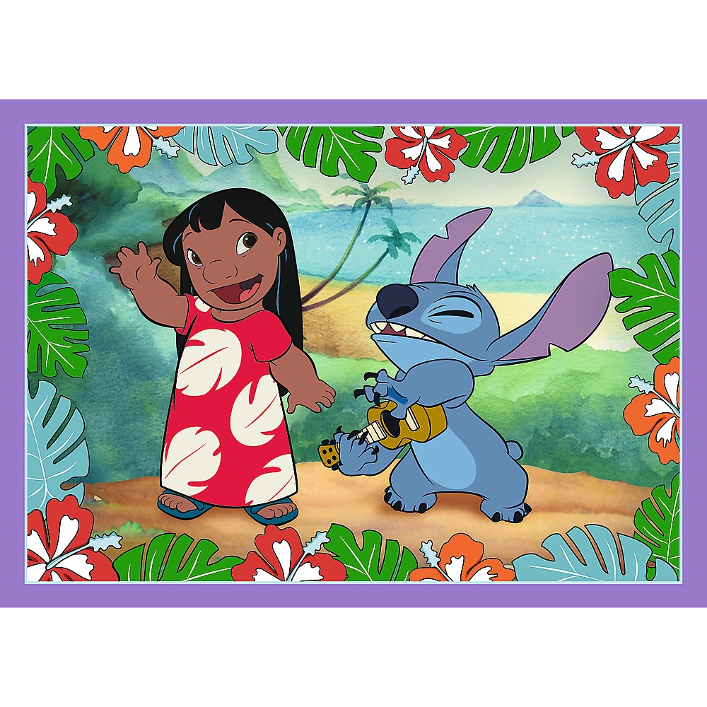 PUZZLE TREFL 4IN1 STITCH ZIUA FERMECATA SuperHeroes ToysZone