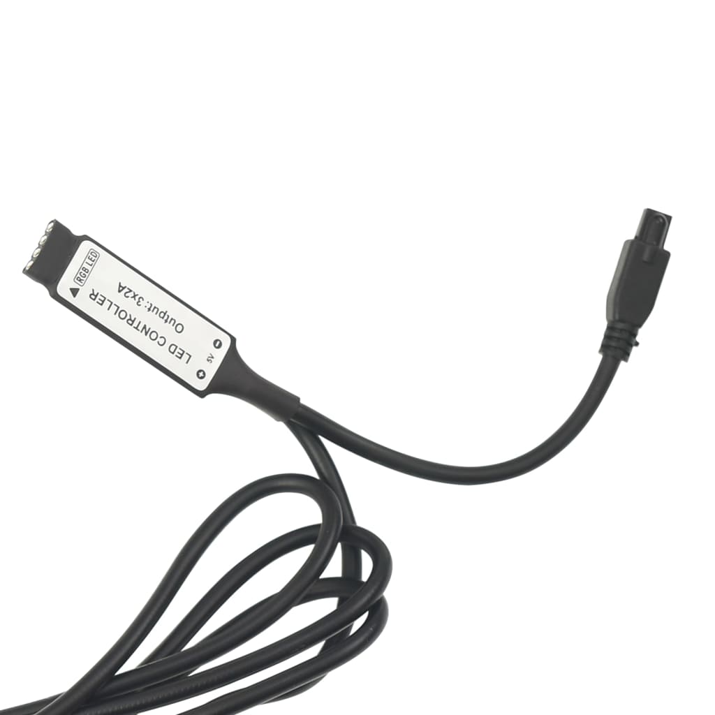 Noptieră cu LED, alb/stejar sonoma, 45x35x67 cm, lemn prelucrat GartenMobel Dekor