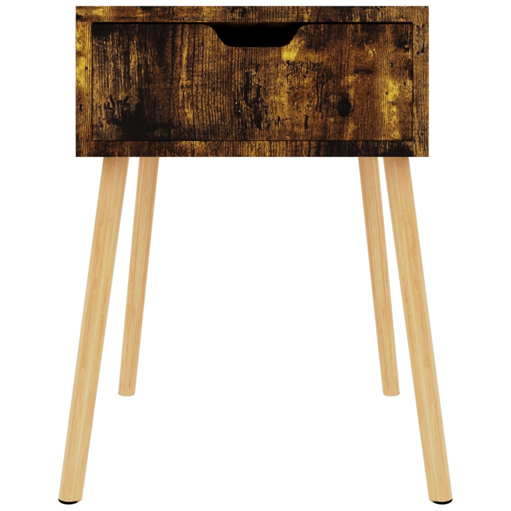 Noptiere, 2 buc., stejar afumat, 40x40x56 cm, lemn prelucrat GartenMobel Dekor