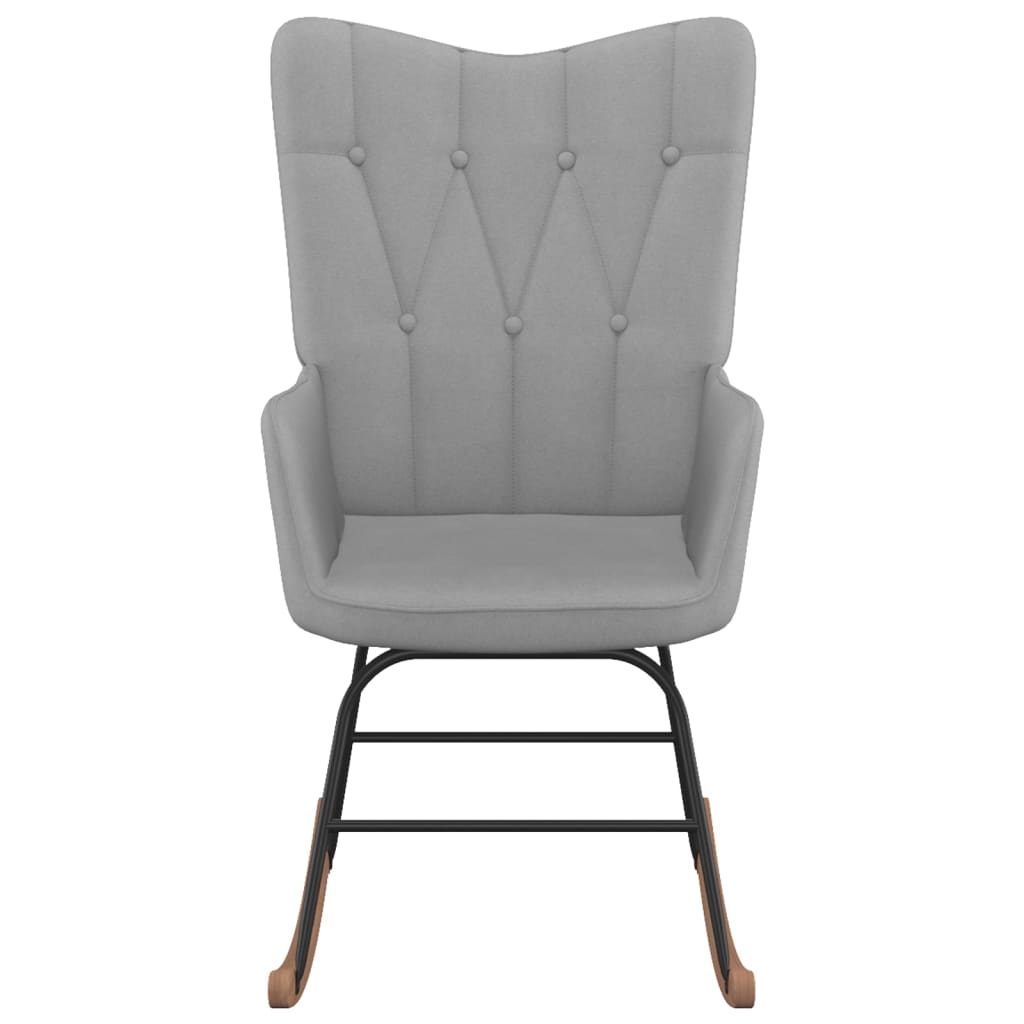 Scaun balansoar, gri deschis, material textil GartenMobel Dekor