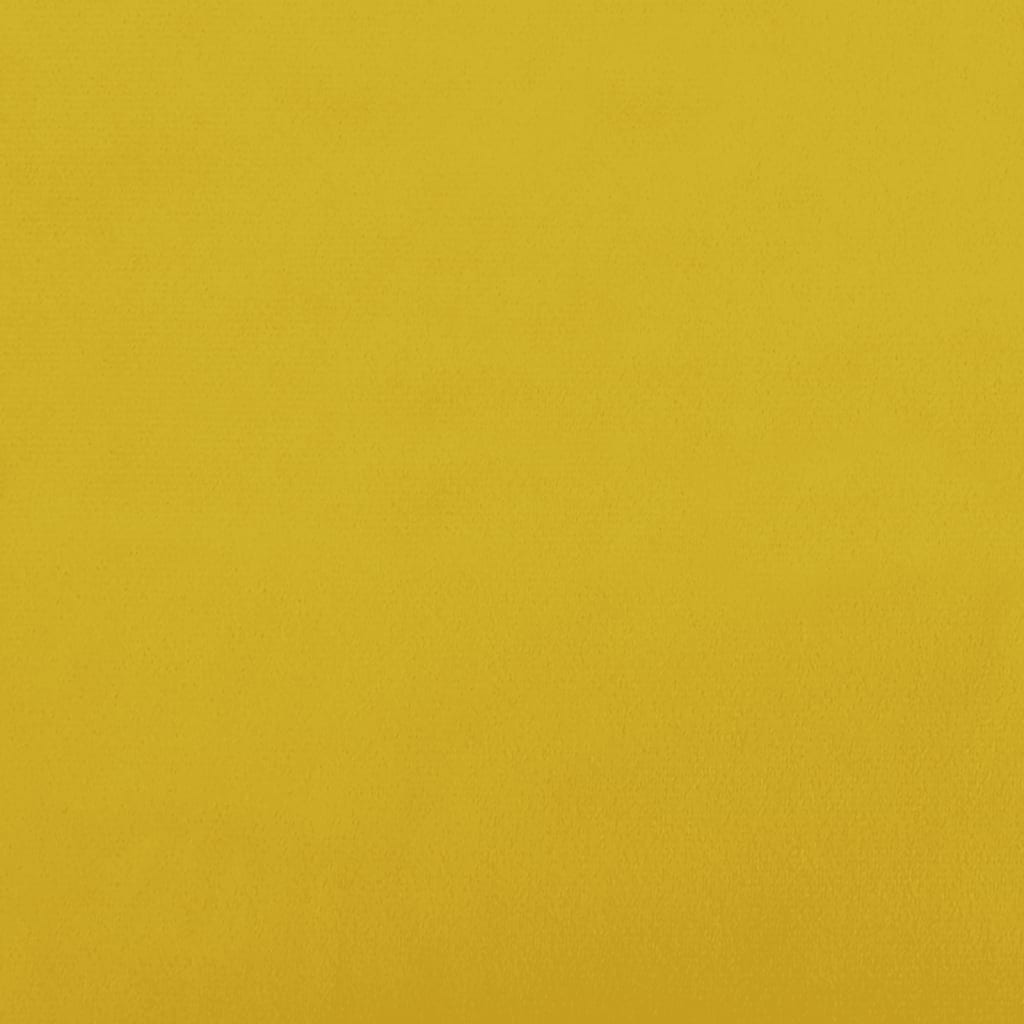 Scaun de relaxare, galben muștar, catifea GartenMobel Dekor