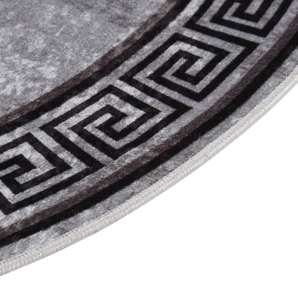 Covor lavabil, multicolor, φ120 cm, antiderapant GartenMobel Dekor