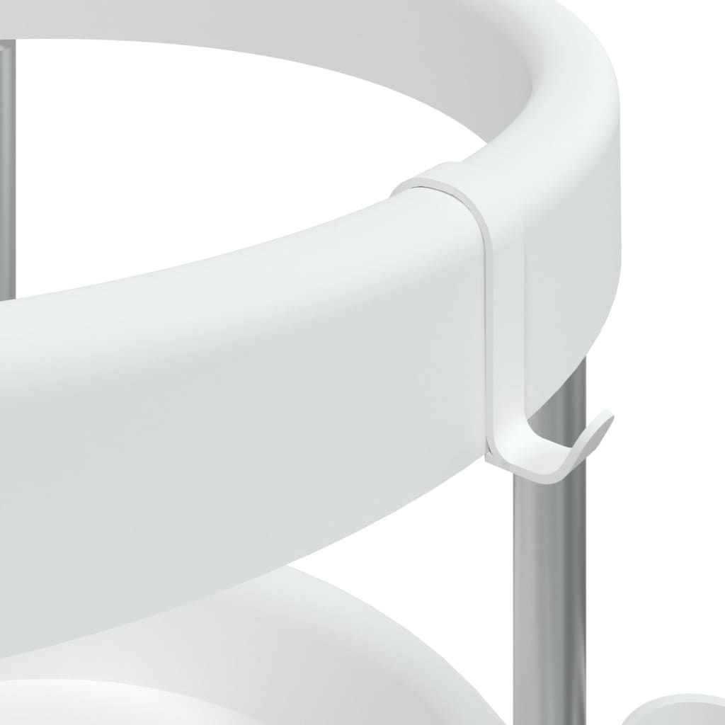 Cărucior produse curățenie cu coș de depozitare, aluminiu GartenMobel Dekor