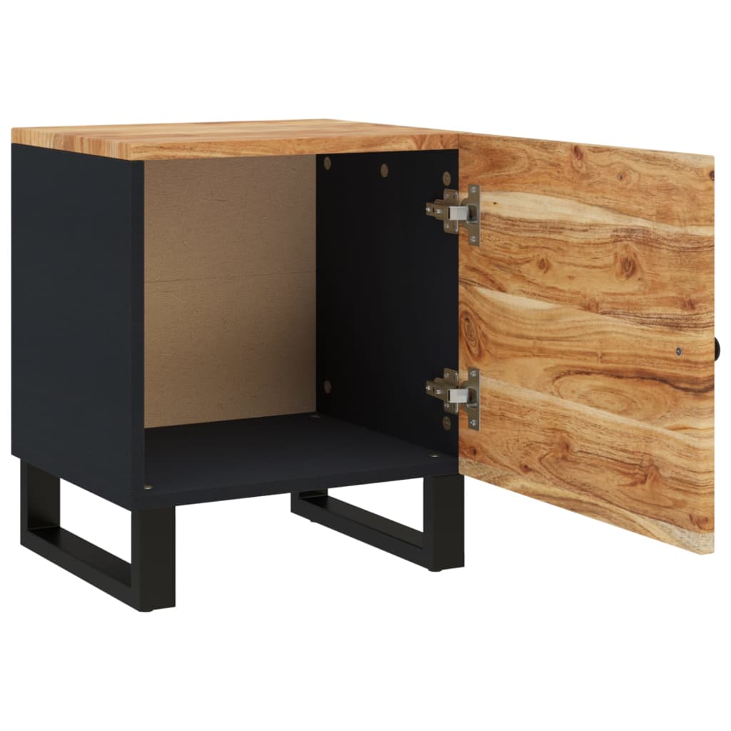 Noptiere, 2 buc., 40x33x46 cm, lemn masiv de acacia GartenMobel Dekor