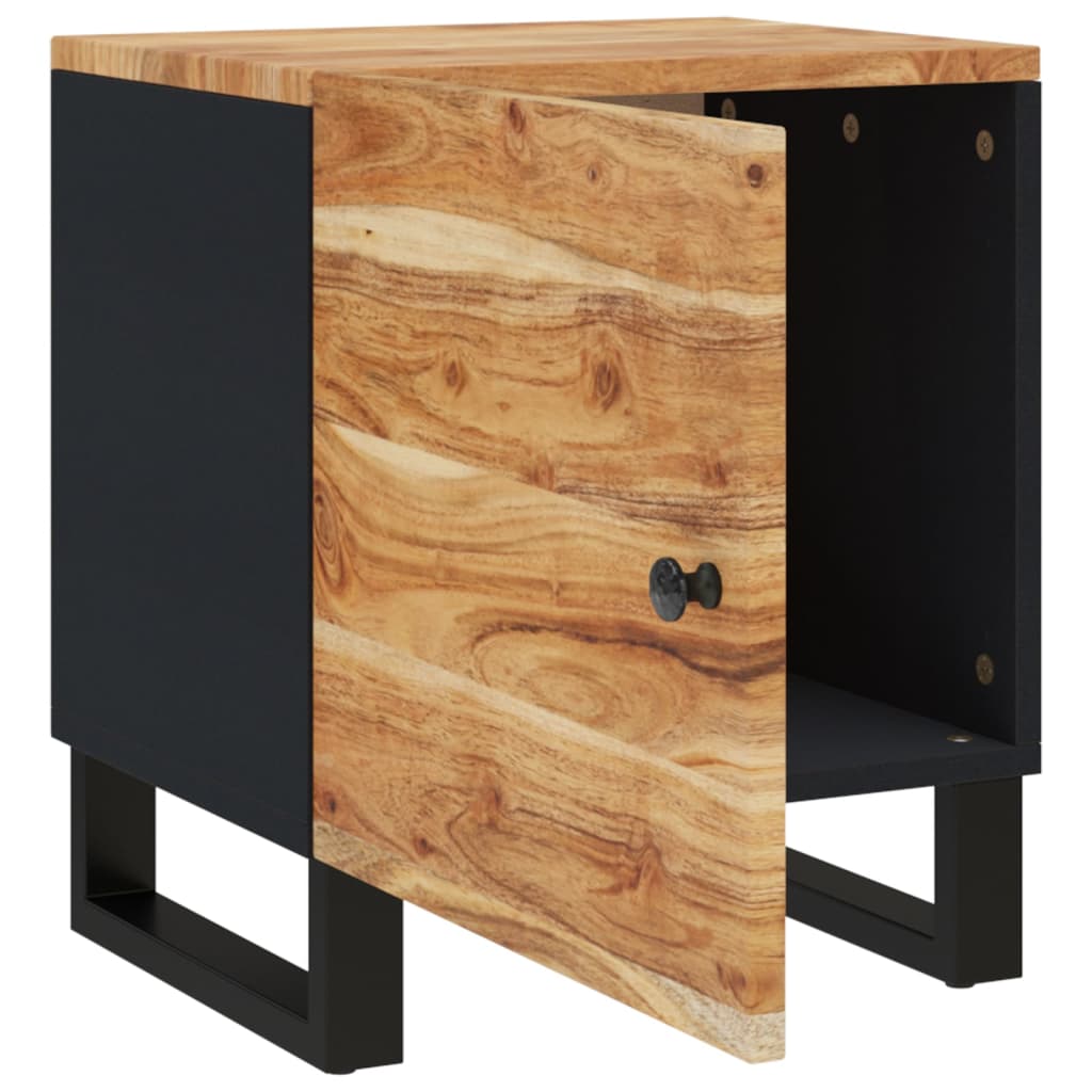 Noptiere, 2 buc., 40x33x46 cm, lemn masiv de acacia GartenMobel Dekor