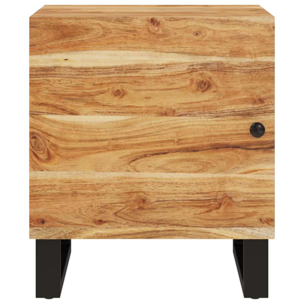 Noptiere, 2 buc., 40x33x46 cm, lemn masiv de acacia GartenMobel Dekor