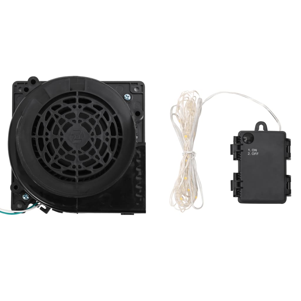 Decorațiune gonflabilă cu Moș Crăciun și reni, LED-uri, 130 cm GartenMobel Dekor