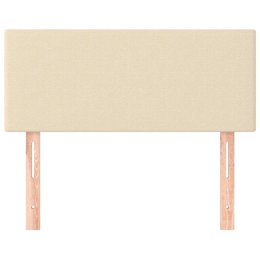 Tăblie de pat, crem, 100x5x78/88 cm, textil GartenMobel Dekor