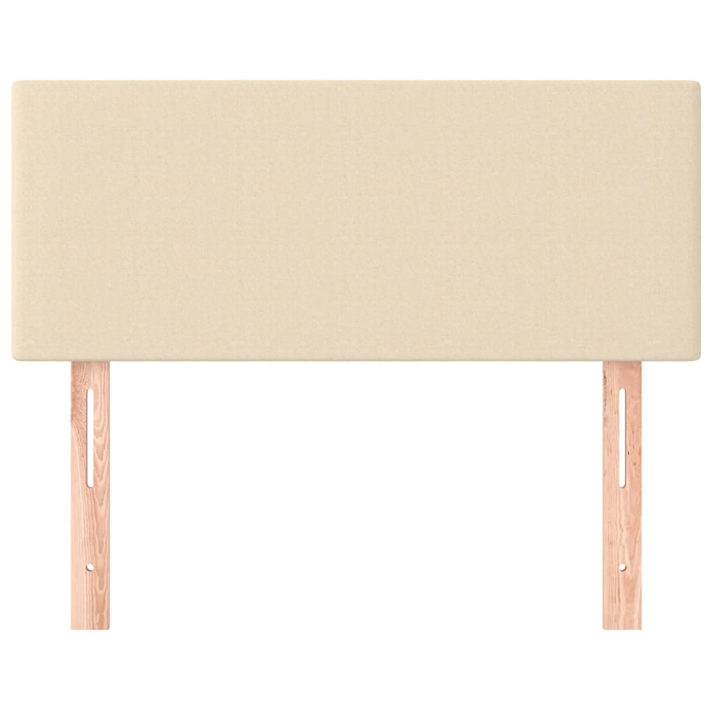 Tăblie de pat, crem, 90x5x78/88 cm, textil GartenMobel Dekor