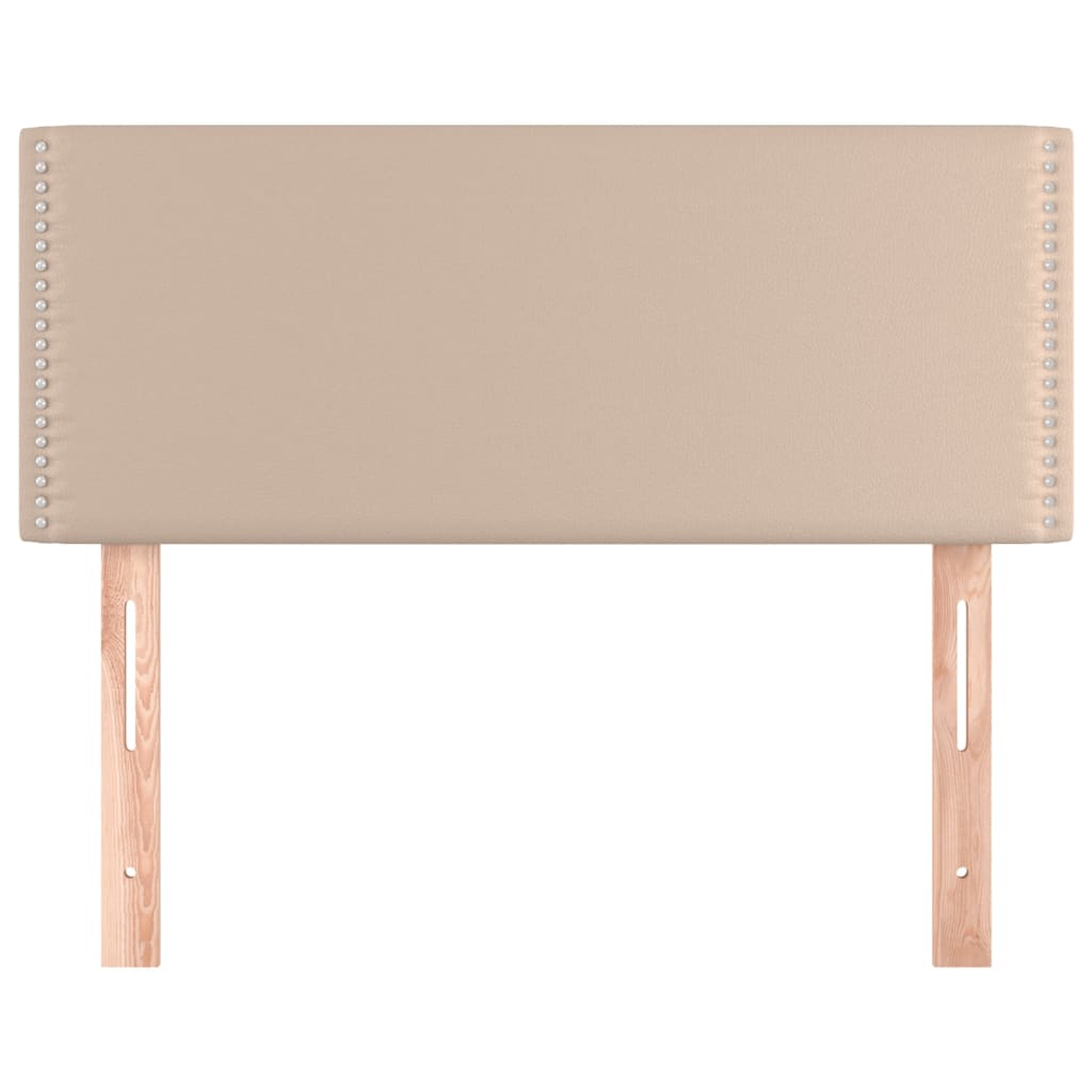 Tăblie de pat, cappuccino, 80x5x78/88 cm, piele ecologică GartenMobel Dekor