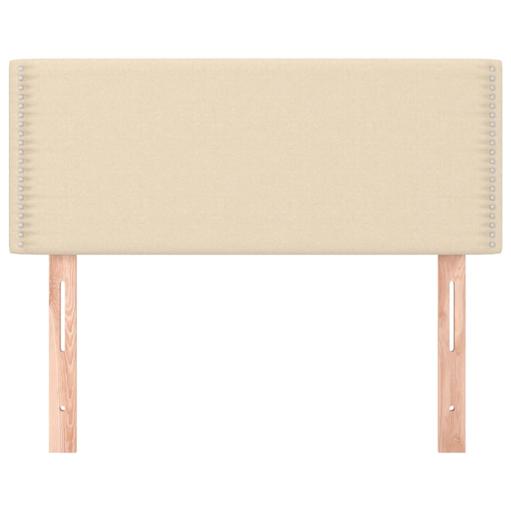 Tăblie de pat, crem, 100x5x78/88 cm, textil GartenMobel Dekor