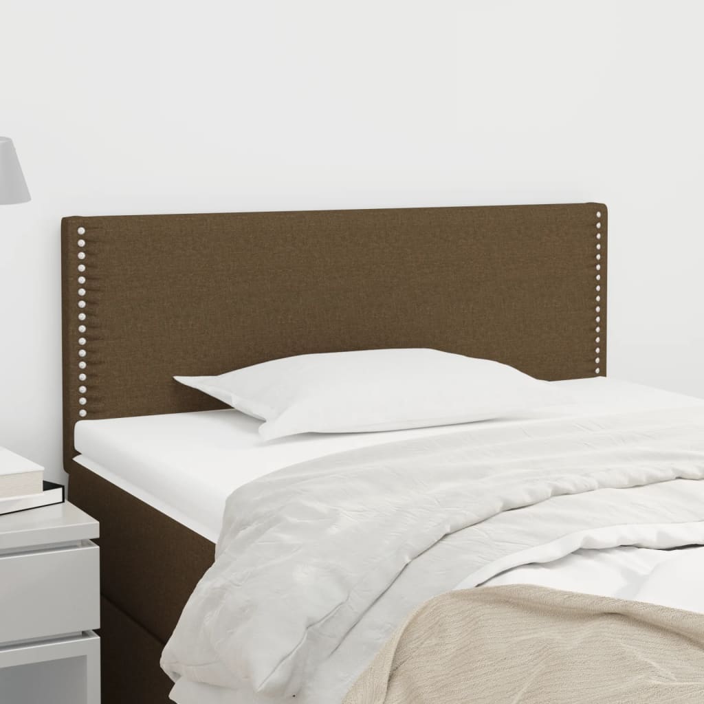 Tăblie de pat, maro închis, 80x5x78/88 cm, textil GartenMobel Dekor