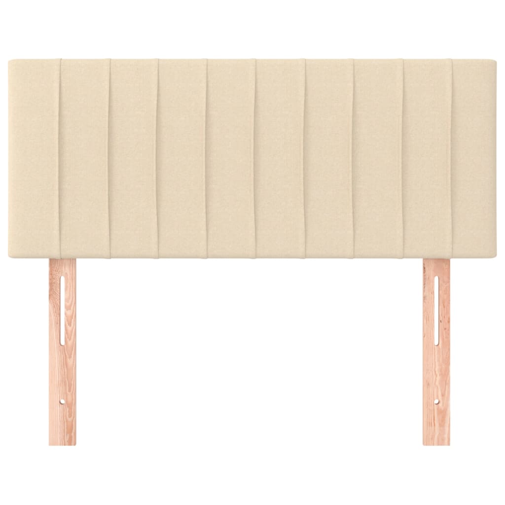 Tăblie de pat, crem, 100x5x78/88 cm, textil GartenMobel Dekor