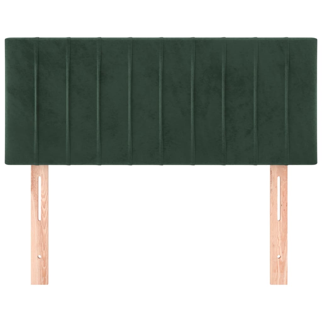 Tăblie de pat, verde închis, 90x5x78/88 cm, catifea GartenMobel Dekor