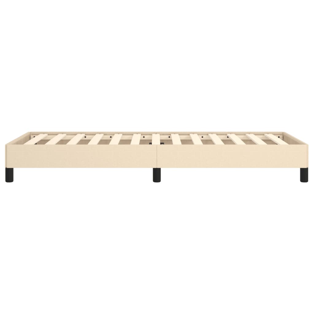 Cadru de pat, crem, 80x200 cm, material textil GartenMobel Dekor