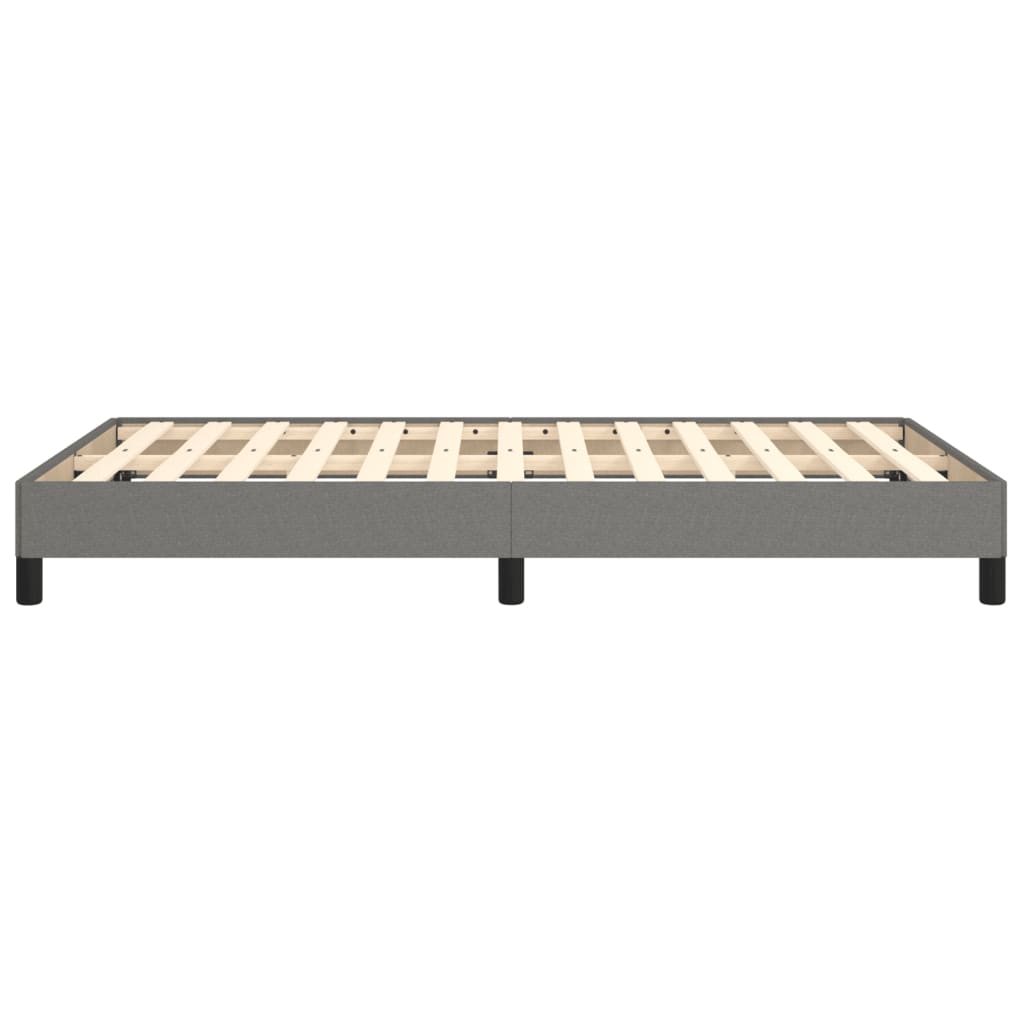 Cadru de pat, gri închis, 120x200 cm, material textil GartenMobel Dekor