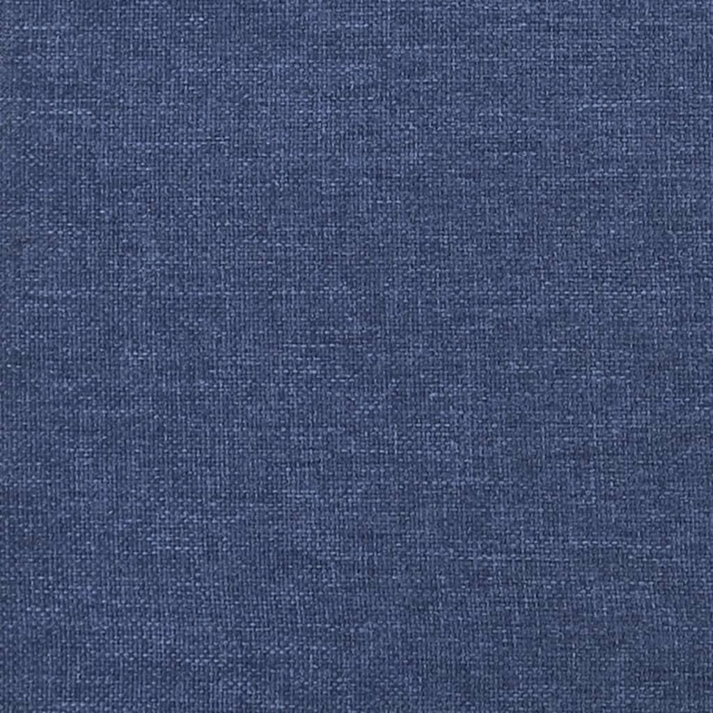 Cadru de pat, albastru, 100 x 200 cm, material textil GartenMobel Dekor