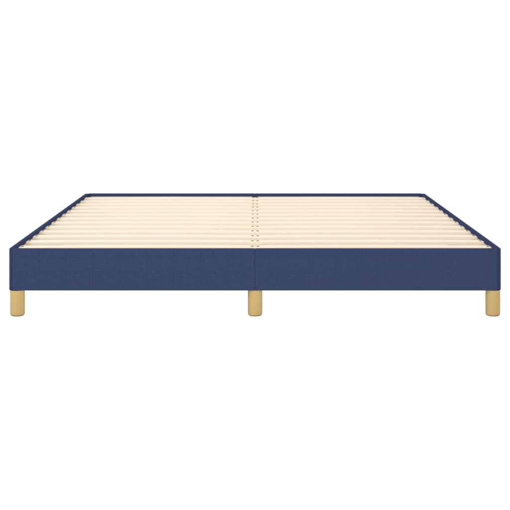 Cadru de pat, albastru, 180 x 200 cm, material textil GartenMobel Dekor