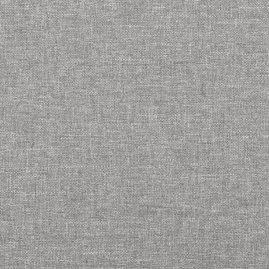 Cadru de pat, gri deschis, 120x200 cm, material textil GartenMobel Dekor