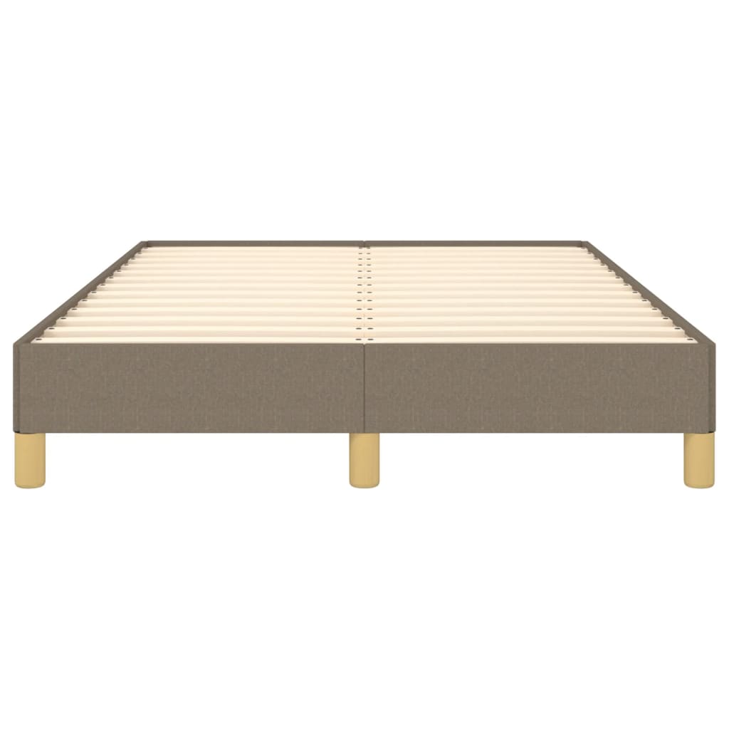 Cadru de pat, gri taupe, 120 x 200 cm, material textil GartenMobel Dekor