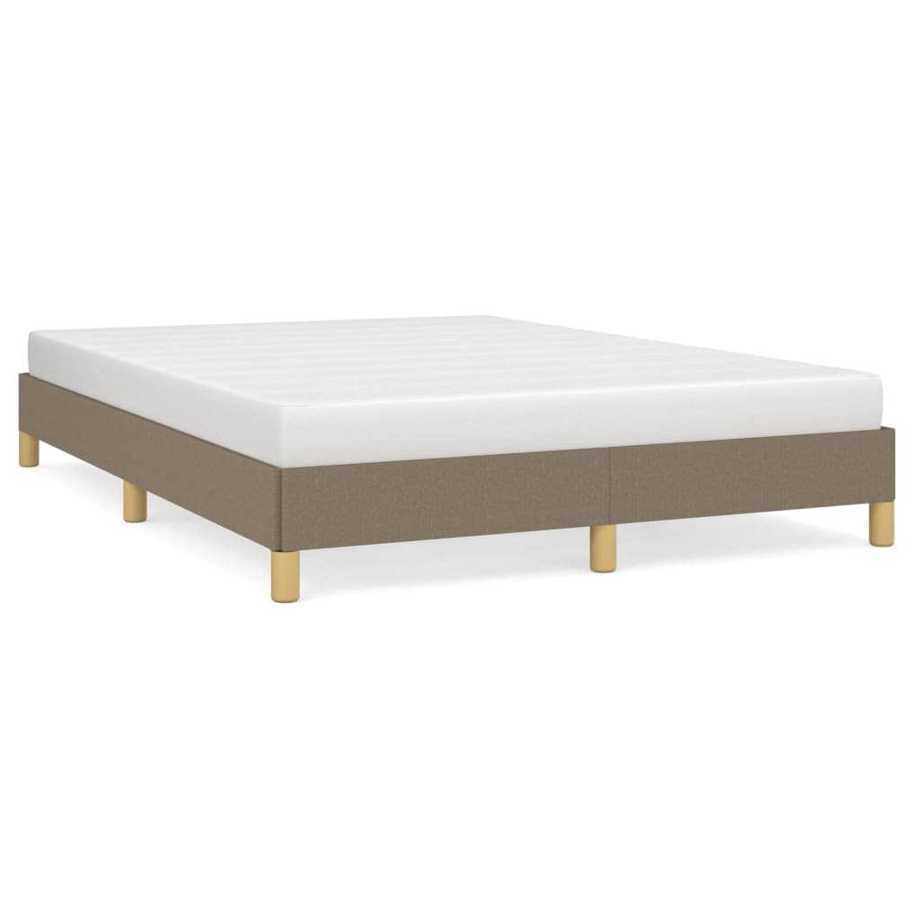Cadru de pat, gri taupe, 160 x 200 cm, material textil GartenMobel Dekor